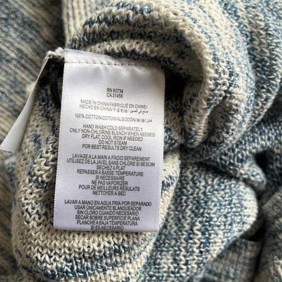 2/$15 BCBG Maxazria Cotton Crop Dolman Sleeve Sweater - Size XS - Picture 7 of 8